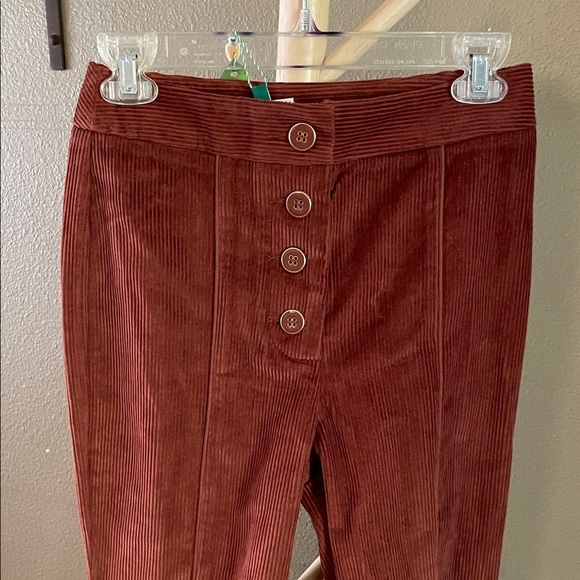 FARM Rio Rust Corduroy Flare Pants - Picture 7 of 10